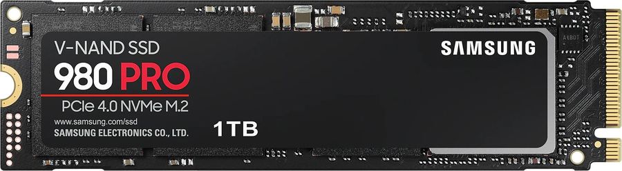Накопитель SSD Samsung PCIe 4.0 x4 1TB MZ-V8P1T0B/AM 980 PRO M.2 2280