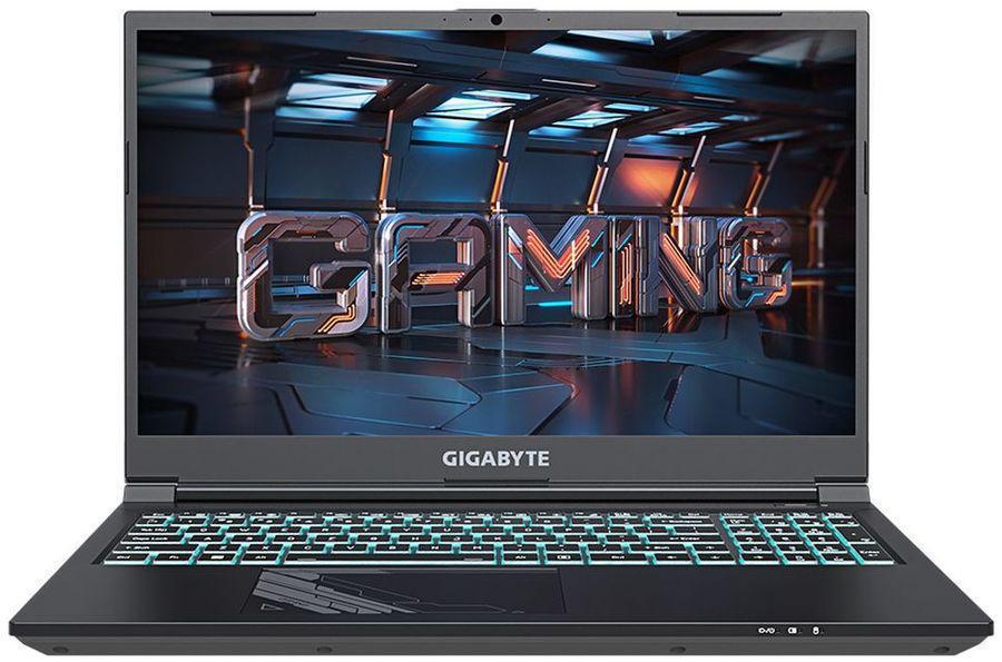 Ноутбук Gigabyte G5 Core i7 12650H 16Gb SSD512Gb NVIDIA GeForce RTX4060 8Gb 15.6" IPS FHD (1920x1080) Free DOS black WiFi BT Cam (KF5-G3KZ353SD)