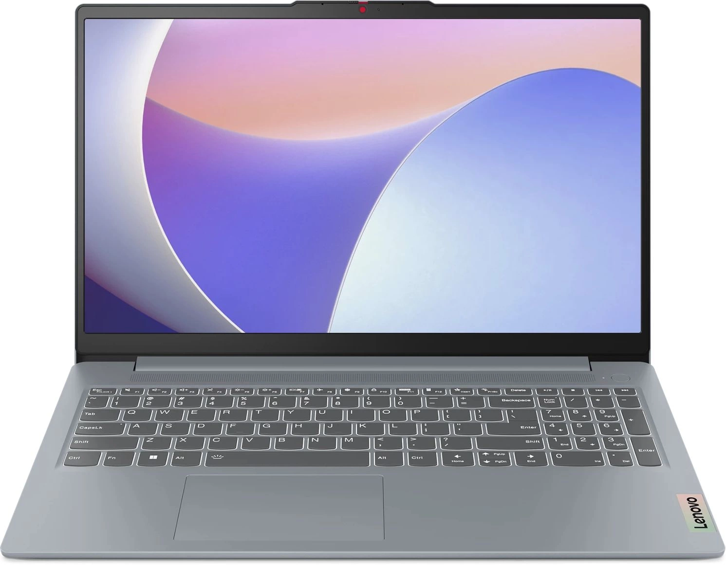 Ноутбук Lenovo IdeaPad Slim 3 15IAH8 Core i5 12450H 8Gb SSD512Gb Intel UHD Graphics 15.6" IPS FHD (1920x1080) noOS grey WiFi BT Cam (83ER007PRK)