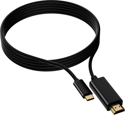 Кабель-переходник аудио-видео Buro USB Type-C (m)/HDMI (m) 1.5м. черный (BU-TYPEC-HDMI-1.5M)