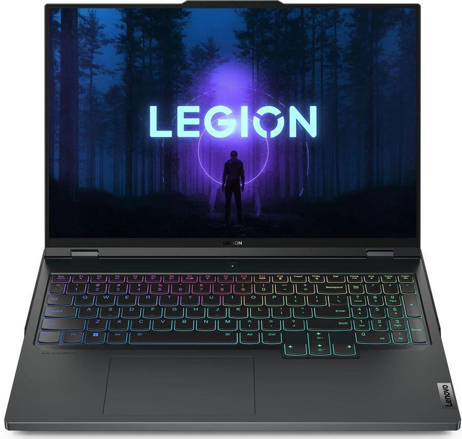 Ноутбук Lenovo Legion 7 Pro 16IRX8H Core i9 13900HX 16Gb SSD1Tb NVIDIA GeForce RTX4080 12Gb 16" IPS WQXGA (2560x1600) noOS grey WiFi BT Cam (82WQ0025RK)