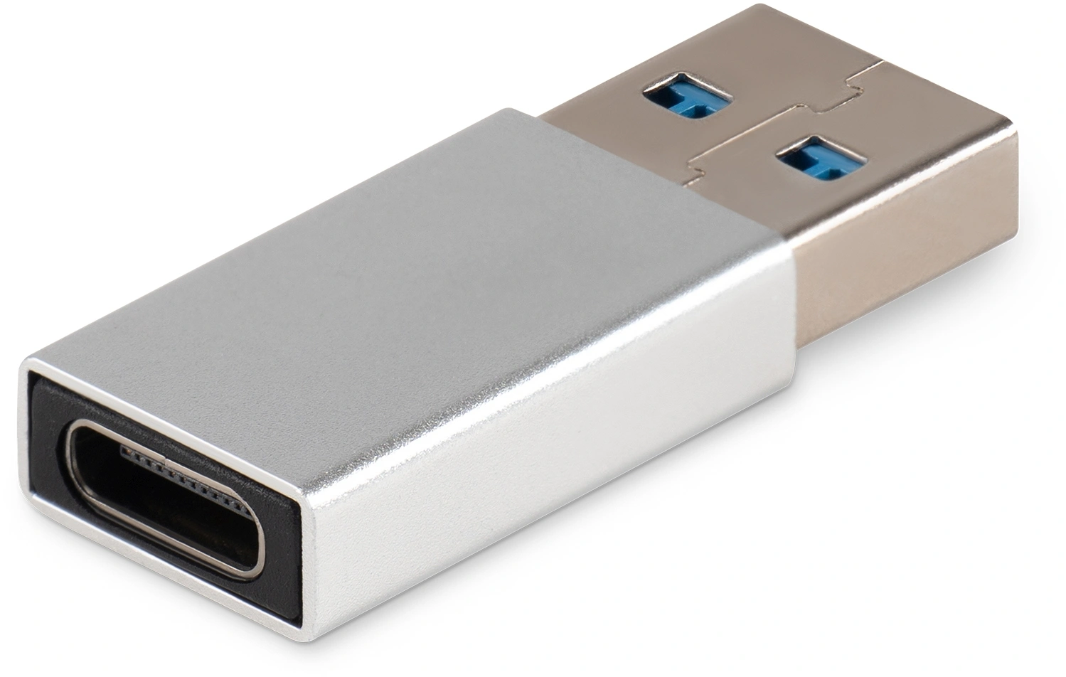 Адаптер Buro BU-USB3-Am-Cf ver3.0 USB A(m) USB Type-C (f) серебристый (пакет)