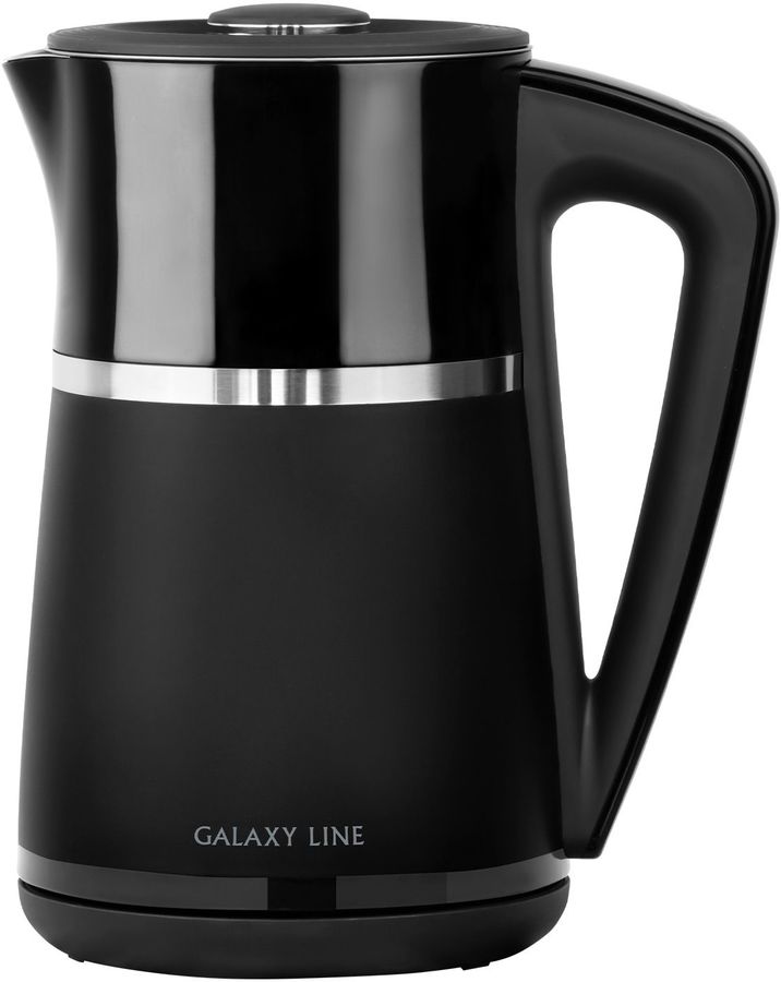 Чайник электрический Galaxy Line GL 0338 1.7л. 2200Вт черный корпус: металл/пластик (ГЛ0338Л)