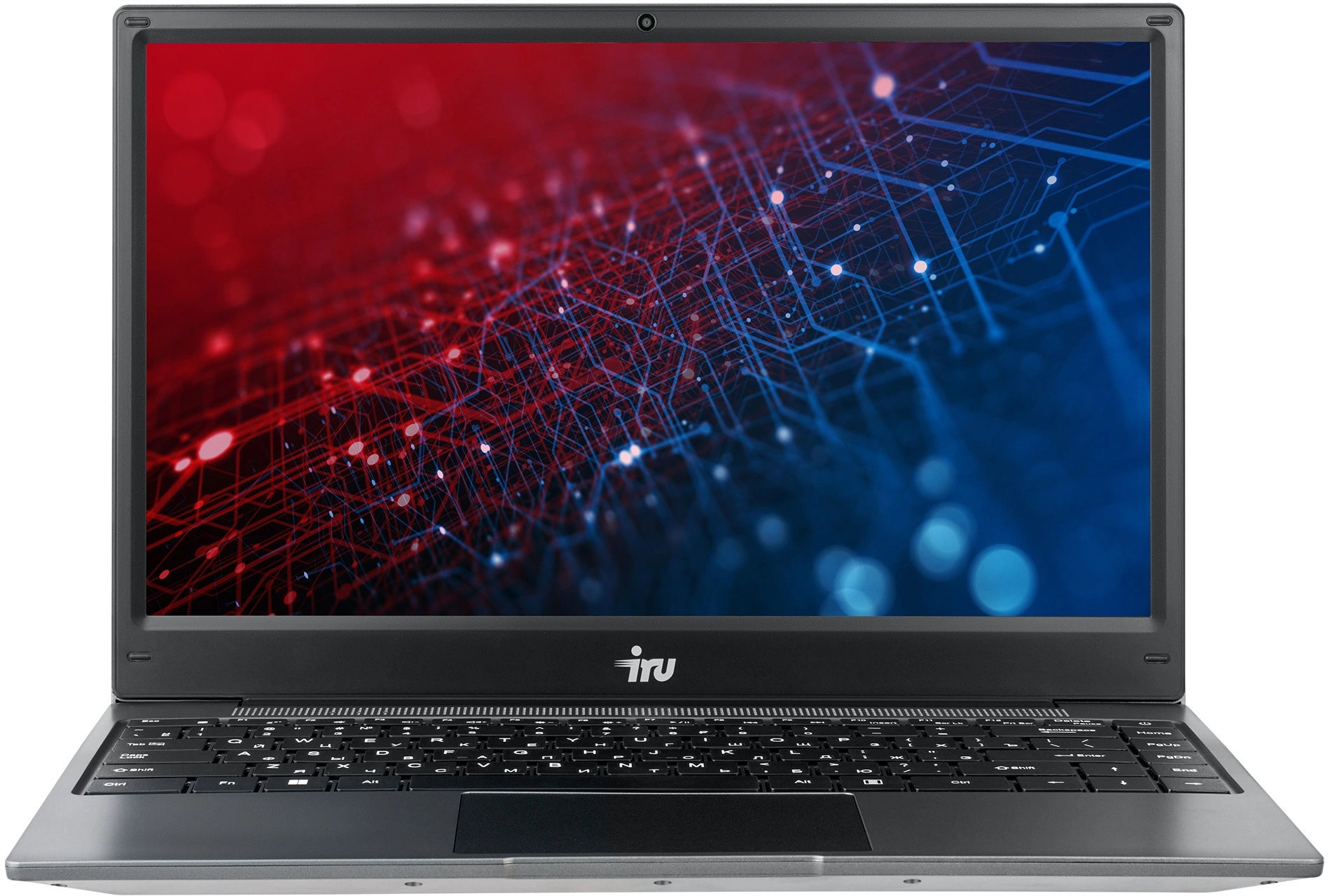 Ноутбук IRU 14TLHC Core i3 1115G4 8Gb SSD256Gb Intel UHD Graphics 14" IPS FHD (1920x1080) Windows 11 Pro Professional Multi Language grey WiFi BT Cam (1996897)