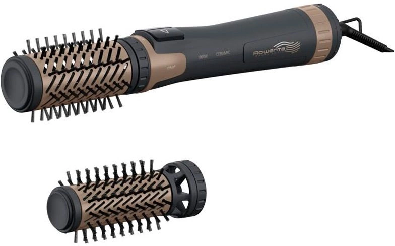 Фен-щетка Rowenta CF9528F0 1000Вт коричневый/золотистый (1830008973)