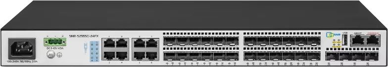 Коммутатор SNR SNR-S2995G-24FX (L3) 8x1Гбит/с 8xКомбо(1000BASE-T/SFP) 16SFP 4SFP+ управляемый