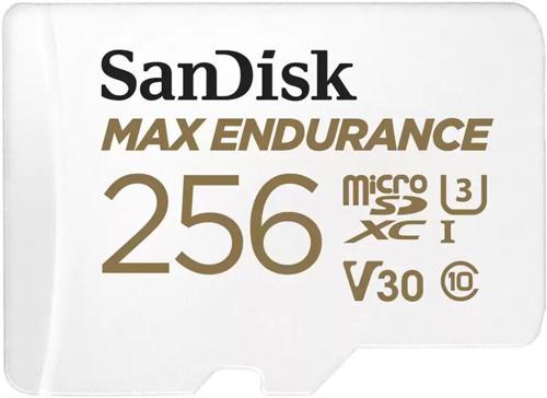 Флеш карта microSDXC 256GB Sandisk SDSQQVR-256G-GN6IA Max Endurance + adapter