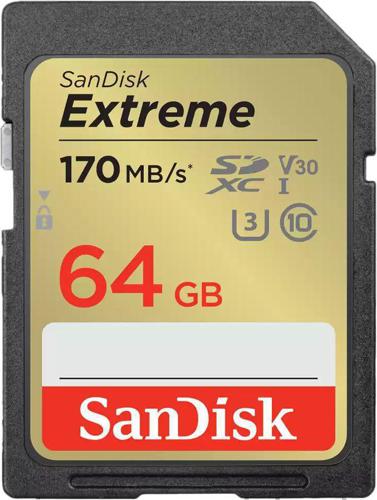 Флеш карта SDXC 64GB Sandisk SDSDXV2-064G-GNCIN Extreme
