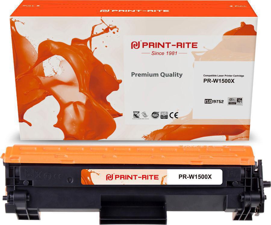 Картридж лазерный Print-Rite TFHBYZBPU1J PR-W1500X 150X/W1500X черный бар.в компл. (1400стр.) для HP LaserJet MFP M141a/M141w/M111a/M111w