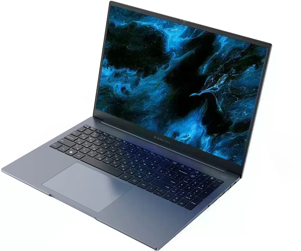 Ноутбук Digma Pro Pactos Core i3 1215U 8Gb SSD256Gb Intel UHD Graphics 16" IPS WUXGA (1920x1200) Windows 11 Pro dk.grey WiFi BT Cam 5500mAh (DN16P3-8CXW01)