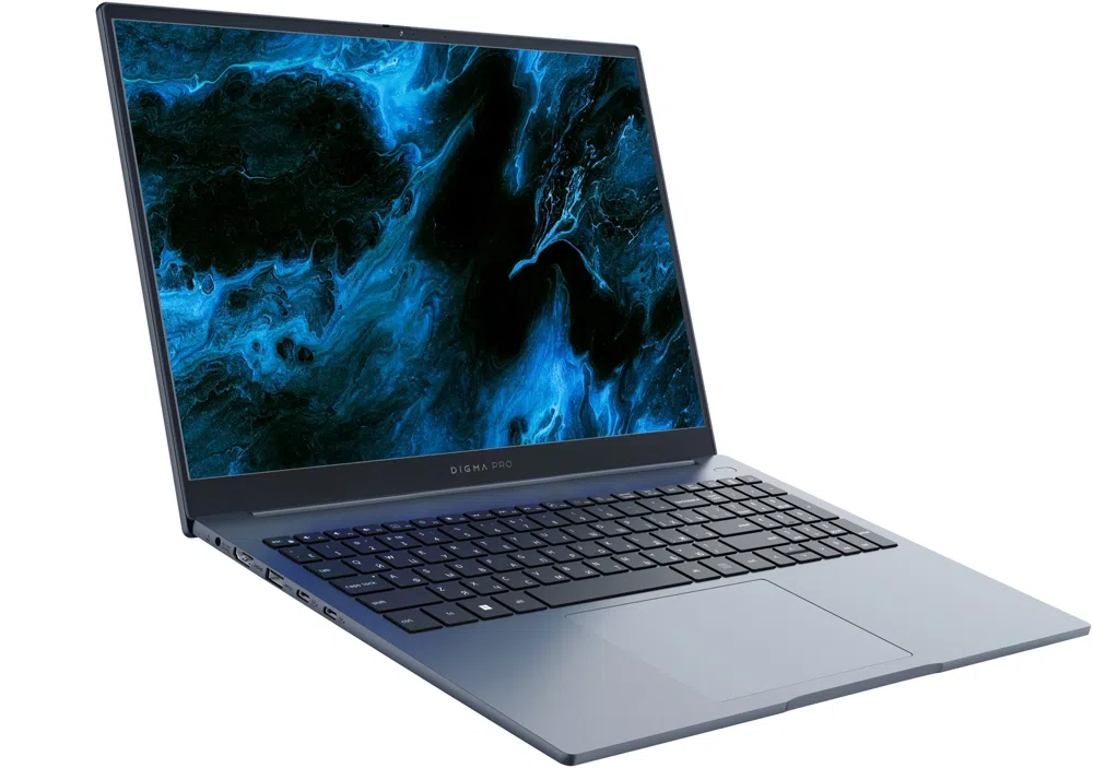 Ноутбук Digma Pro Pactos Core i3 1215U 8Gb SSD256Gb Intel UHD Graphics 16" IPS WUXGA (1920x1200) Windows 11 Pro dk.grey WiFi BT Cam 5500mAh (DN16P3-8CXW01)