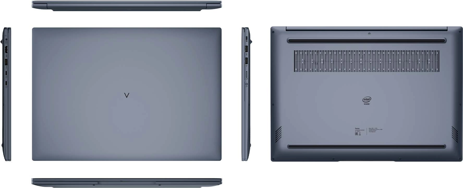 Ноутбук Digma Pro Pactos Core i3 1215U 8Gb SSD256Gb Intel UHD Graphics 16" IPS WUXGA (1920x1200) Windows 11 Pro dk.grey WiFi BT Cam 5500mAh (DN16P3-8CXW01)