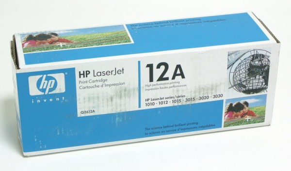 Картридж лазерный HP 12A Q2612A черный (2000стр.) для HP LJ 1010/1012/1015/1018/1020/1022