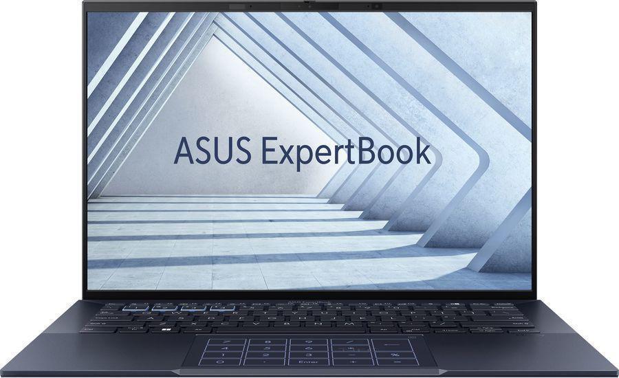 Ноутбук Asus ExpertBook B9 B9403CVA-KM0500X Core i7 1365U 32Gb SSD2Tb Intel Iris Xe graphics 14" OLED WQXGA+ (2880x1800) Windows 11 Professional black WiFi BT Cam Bag (90NX05W1-M00NK0)