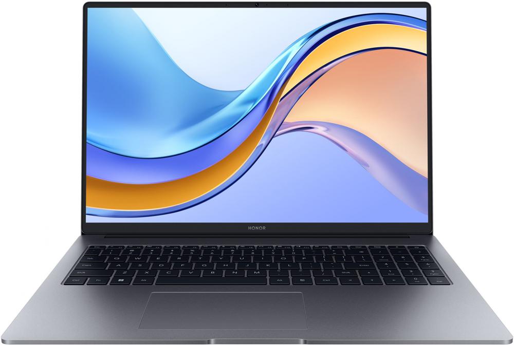 Ноутбук Honor MagicBook X16 2024 BRN-F5851C Core i5 12450H 8Gb SSD512Gb Intel UHD Graphics 16" IPS WQXGA (1920x1200) Windows 11 Home grey WiFi BT Cam (5301AHGY)
