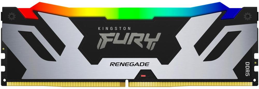 Память DDR5 24GB 6400MHz Kingston KF564C32RSA-24 Fury Renegade XMP RGB RTL Gaming PC5-51200 CL32 DIMM 288-pin 1.4В с радиатором Ret