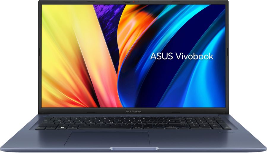 Ноутбук Asus VivoBook 17X K1703ZA-AU171 Core i5 12500H 16Gb SSD512Gb Intel Iris Xe graphics 17.3" IPS FHD (1920x1080) noOS blue WiFi BT Cam (90NB0WN2-M00750)