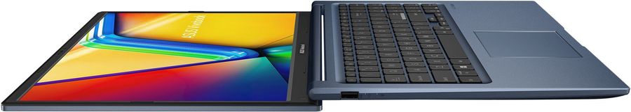 Ноутбук Asus Vivobook 15 X1504ZA-BQ1143 Core i3 1215U 8Gb SSD512Gb Intel UHD Graphics 15.6" IPS FHD (1920x1080) без ОС blue WiFi BT Cam (90NB1021-M01NX0)