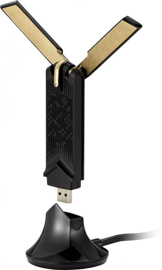 Сетевой адаптер Wi-Fi Asus USB-AX56 AX1800 USB 3.2 (ант.внеш.несъем.) 2ант.