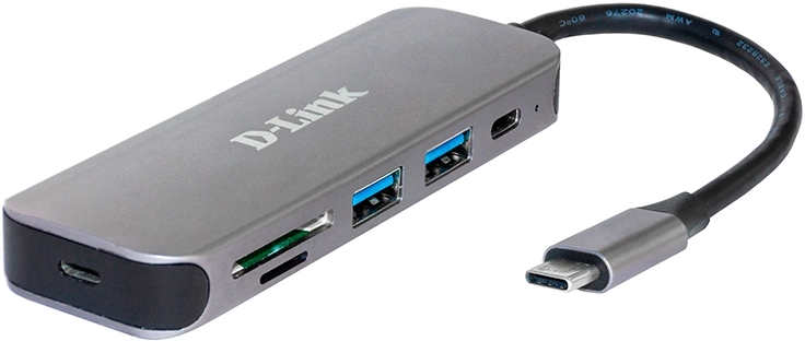 Разветвитель USB 2.0 D-Link DUB-2325 2порт. черный (DUB-2325/A2A)