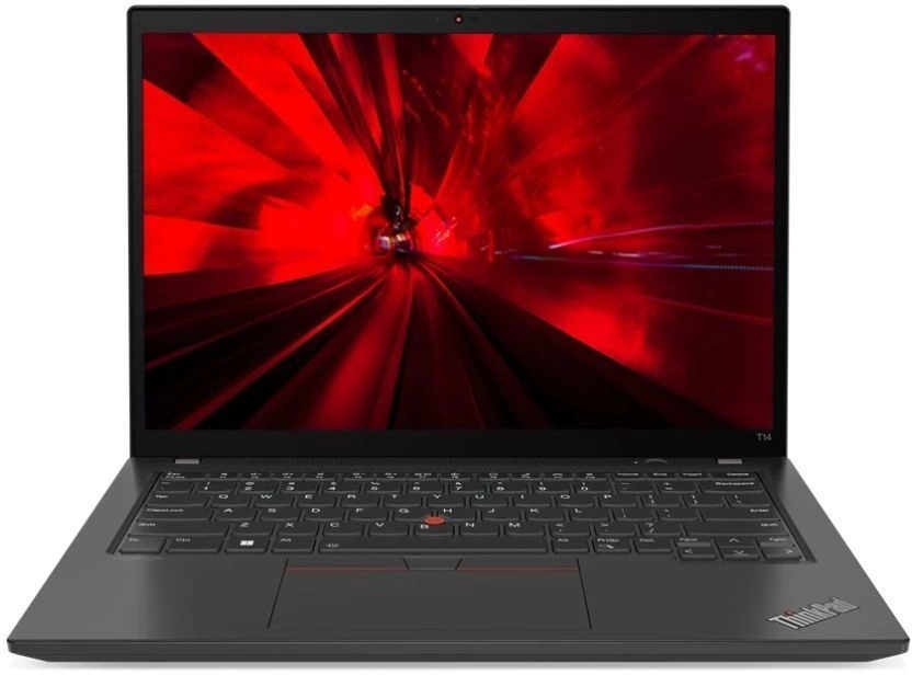 Ноутбук Lenovo ThinkPad T14 Gen 3 Core i7 1260P 16Gb SSD512Gb Intel Iris Xe graphics 14" IPS WUXGA (1920x1200) Windows 11 Professional dwnW10Pro black WiFi BT Cam (21AH00BSUS)