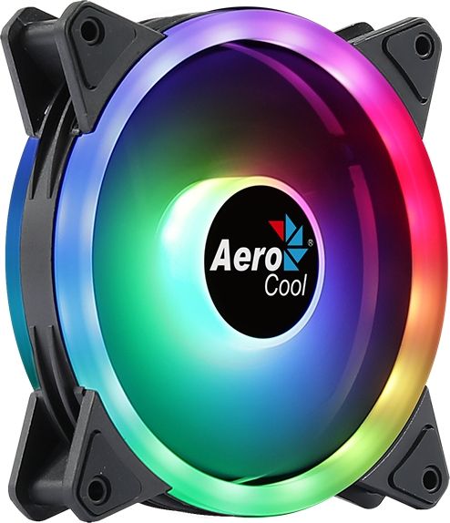 Вентилятор Aerocool Duo 12 ARGB 120x120x25mm черный 6-pin19.7dB Ret
