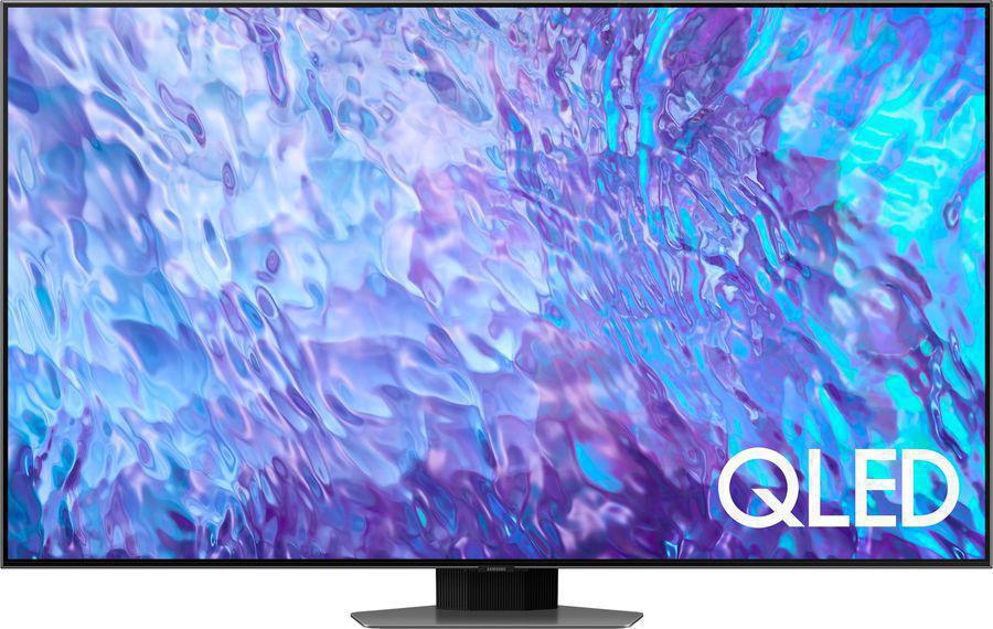 Телевизор QLED Samsung 65" QE65Q80CAUXCE Series 8 серебристый 4K Ultra HD 100Hz DVB-T2 DVB-C DVB-S2 USB WiFi Smart TV (RUS)