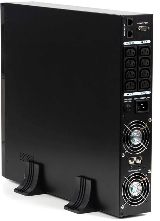 Источник бесперебойного питания Бастион 2000-Rack-In-4X9-E 1400Вт 2000ВА черный