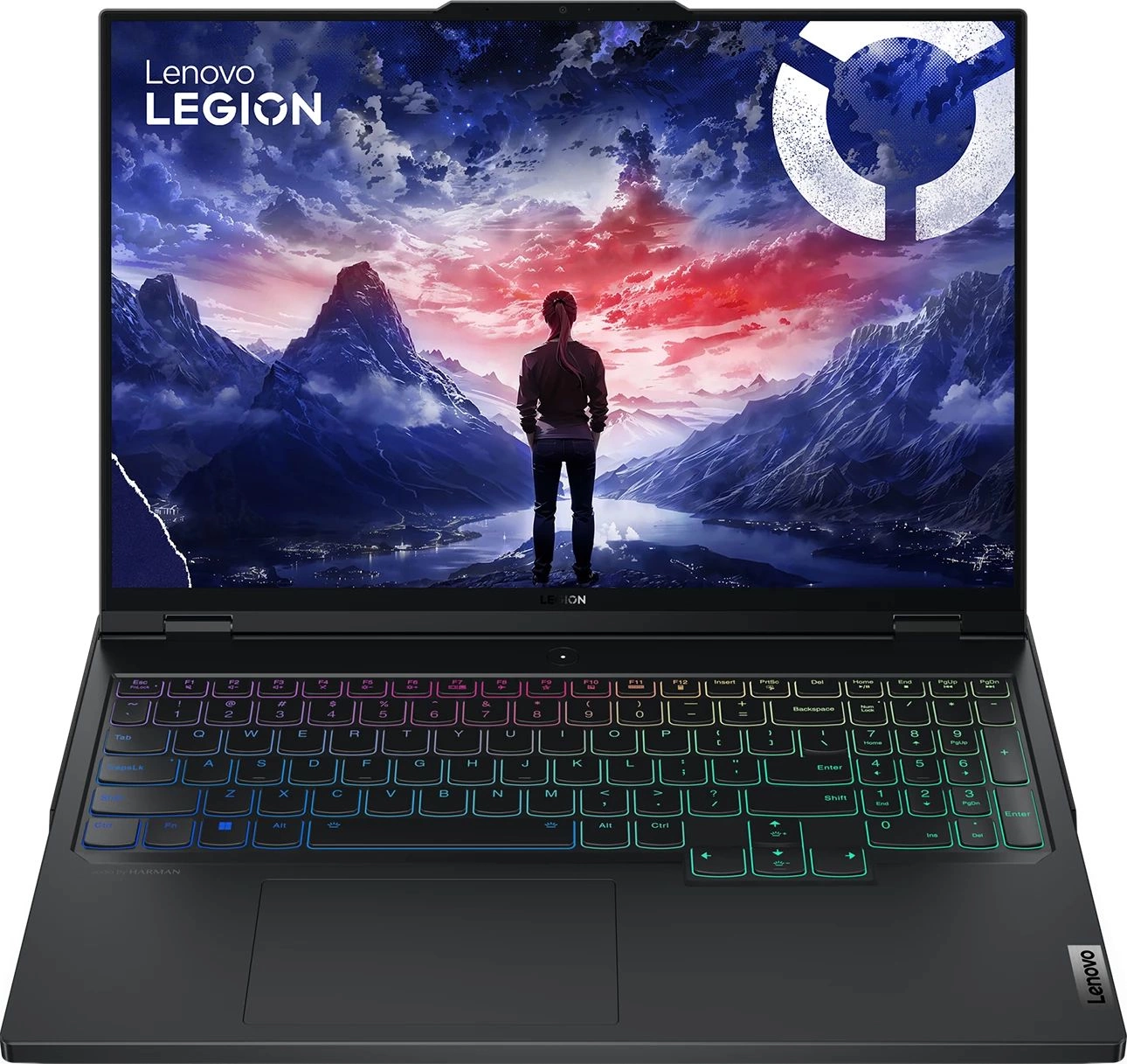 Ноутбук Lenovo Legion Pro 7 16IRX9H Core i9 14900HX 32Gb SSD1Tb NVIDIA GeForce RTX4080 12Gb 16" IPS WQXGA (2560x1600) noOS black WiFi BT Cam (83DE004GRK)