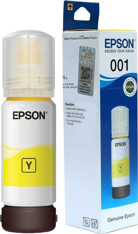 Чернила Epson 003 C13T00V498 желтый 65мл для Epson L3210/L3216/L3218