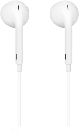 Гарнитура вкладыши Hoco L7 Plus 1.2м белый беспроводные bluetooth в ушной раковине