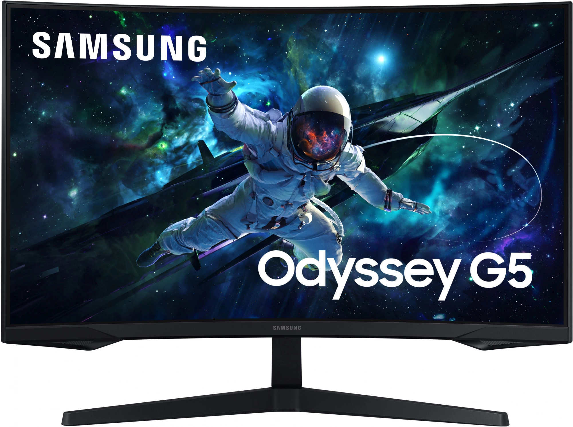 Монитор Samsung 32" Odyssey G5 S32CG550EI черный VA LED 1ms 16:9 HDMI матовая 300cd 178гр/178гр 2560x1440 165Hz DP 2K USB 5.2кг