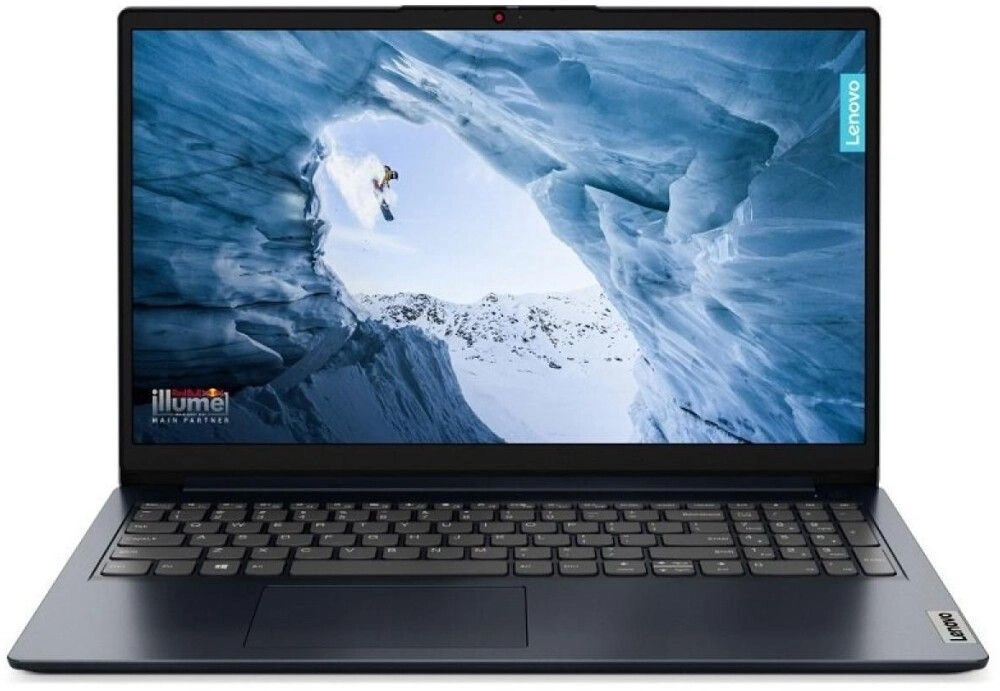 Ноутбук Lenovo IdeaPad 1 15.6" HD/Intel Celeron N4020/8Gb/256GbSSD/VGA int/noOS/blue