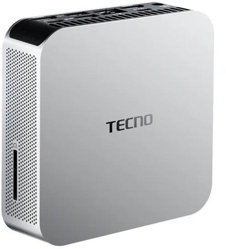 Неттоп Tecno Mega Mini M1 i5 12450H (2) 16Gb SSD512Gb UHDG CR Windows 11 Home GbitEth WiFi BT 120W серебристый