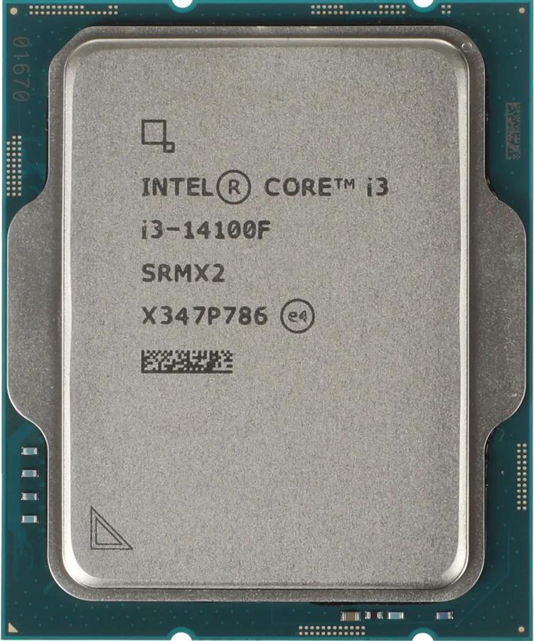 Процессор Intel Core i3 14100F Soc-1700 (CM8071505092207 SRMX2) (3.5GHz) OEM
