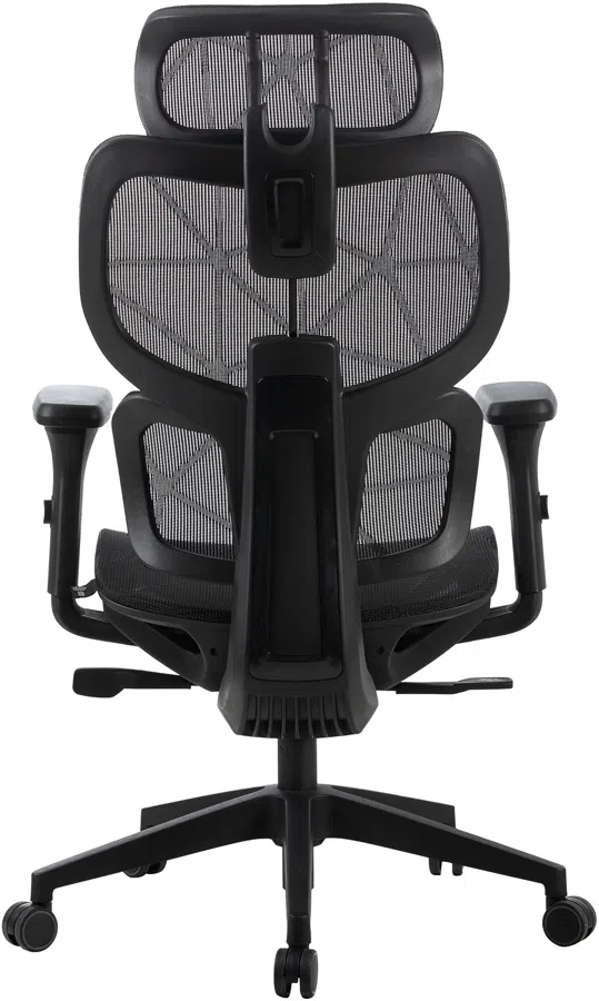 Кресло Cactus CS-MC555-BK черный сетка с подголов. крестов. пластик пластик черный