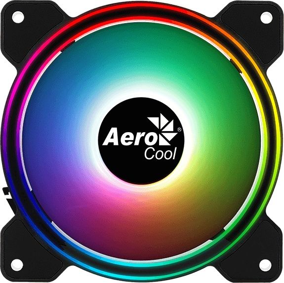 Вентилятор Aerocool Saturn 12F ARGB 120x120x25mm черный 6-pin19.6dB Ret