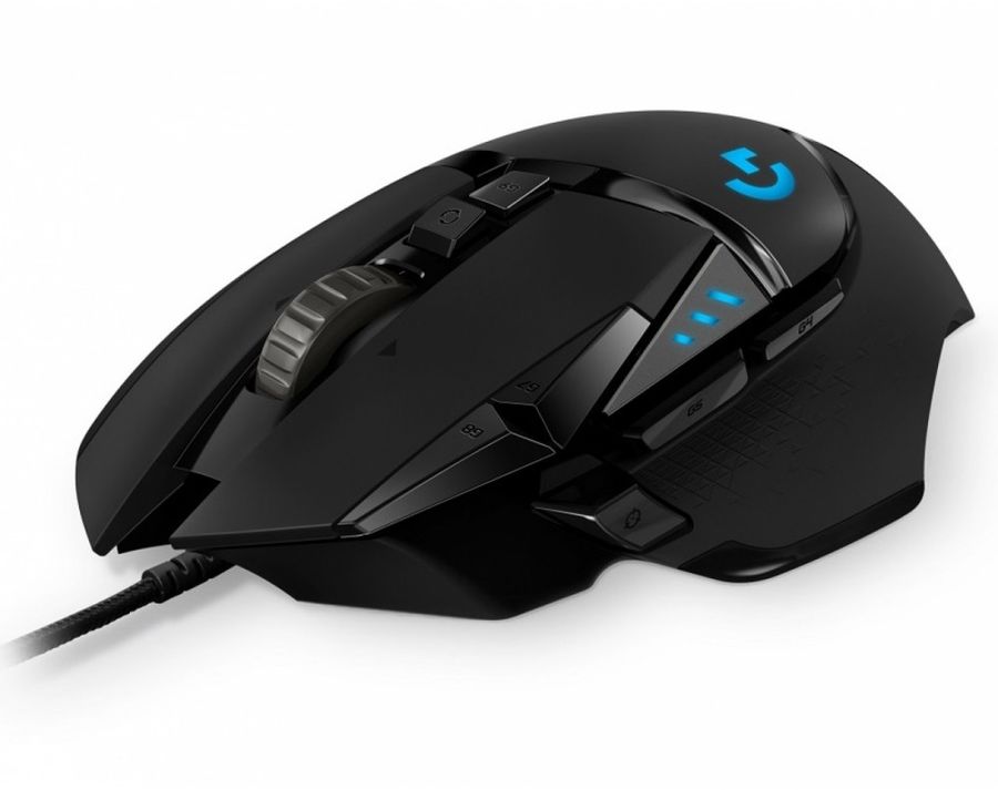 Мышь Logitech G502 Hero черный оптическая 25600dpi USB для ноутбука 9but (910-005472)