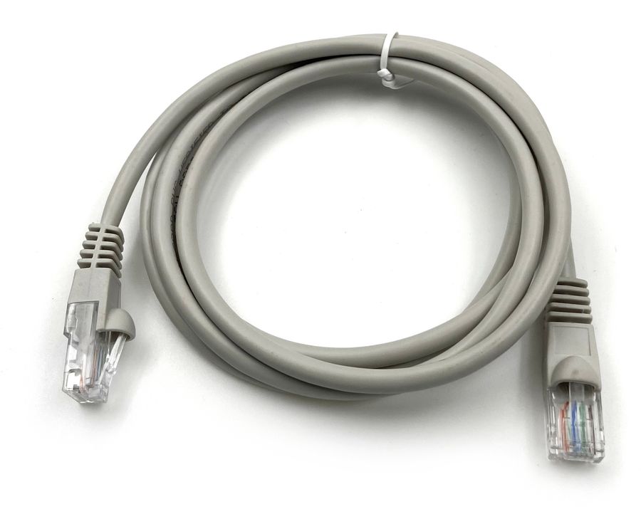 Патч-корд Buro UTP-5E-1.5M-G-LSZH UTP cat.5E 1.5м серый RJ-45 (m)-RJ-45 (m)