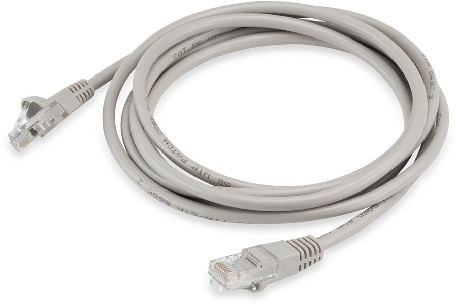 Патч-корд Buro UTP-5E-2M-G-LSZH UTP cat.5E 2м серый RJ-45 (m)-RJ-45 (m)