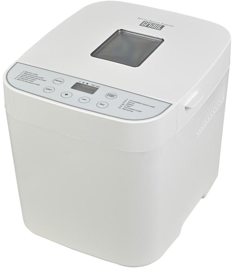 Хлебопечь GFGril GFB-2000 550Вт белый