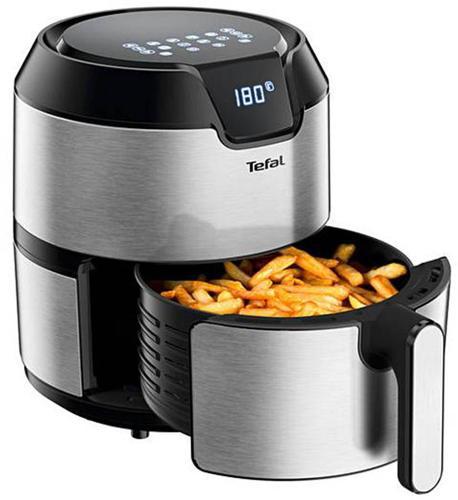 Аэрогриль Tefal Easy Fry Deluxe EY401D15 4.2л 1500Вт серебристый/черный (1510001458)