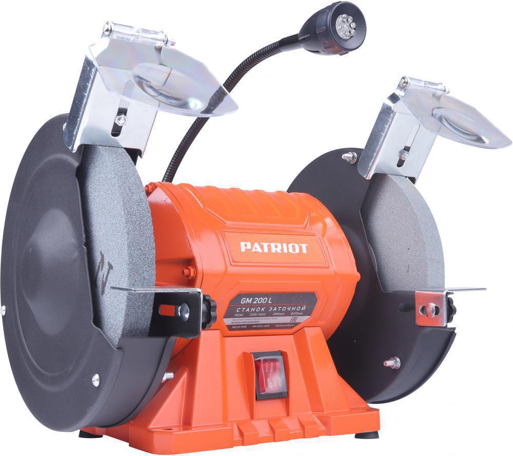 Станок заточной Patriot GM 200 L Expert 550W (160301536)