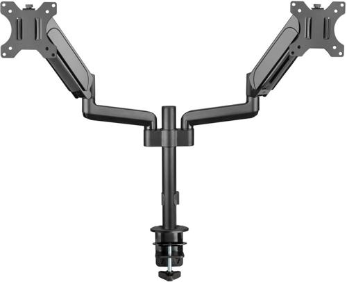 Кронштейн для мониторов ЖК Digma D-MM202D черный 17"-32" макс.9кг крепление к столешнице поворот и наклон