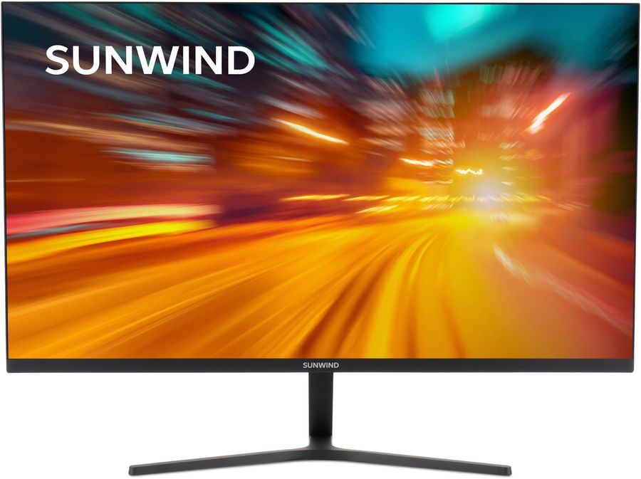 Монитор SunWind 27" SM-27FI401 черный IPS LED 1ms 16:9 HDMI матовая 250cd 178гр/178гр 1920x1080 180Hz G-Sync FreeSync DP FHD 4.2кг