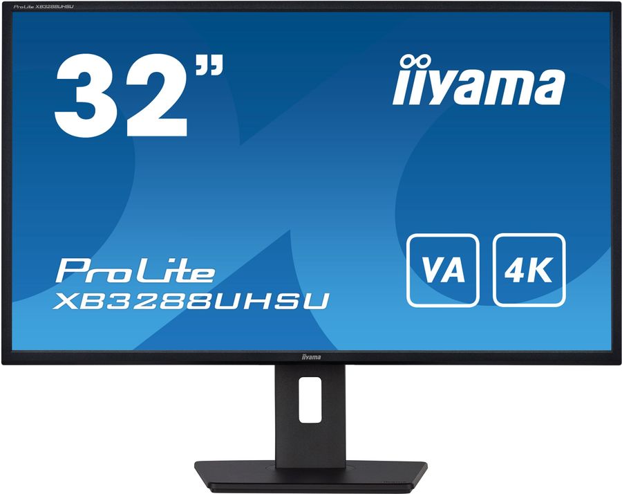 Монитор Iiyama 31.5" ProLite XB3288UHSU-B5 черный VA LED 16:9 HDMI M/M матовая HAS Piv 300cd 178гр/178гр 3840x2160 60Hz DP 4K USB 8.8кг