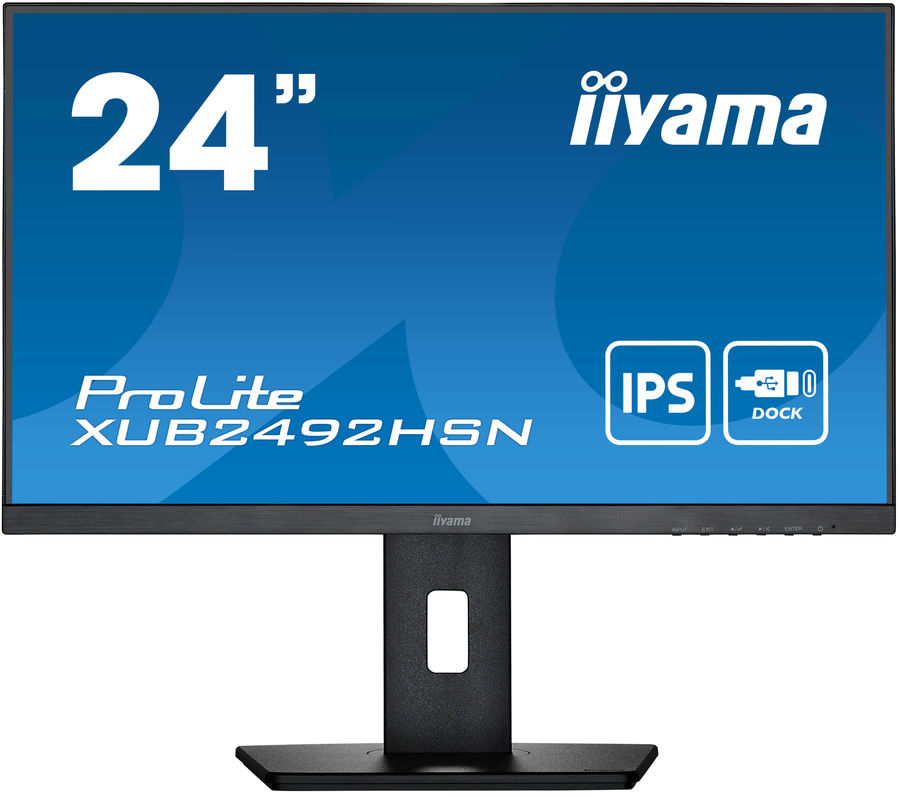 Монитор Iiyama 23.8" ProLite XUB2492HSN-B5 черный IPS LED 16:9 HDMI M/M матовая HAS Piv 250cd 178гр/178гр 1920x1080 75Hz DP FHD USB 5.6кг