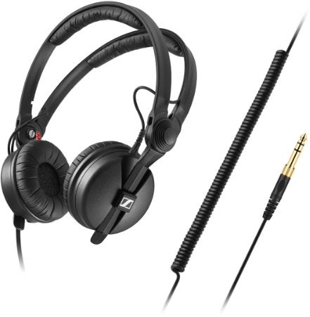 Наушники накладные Sennheiser HD 25 Plus 1.5м черный проводные оголовье (506908)