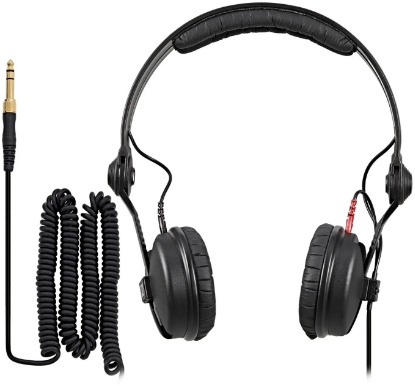 Наушники накладные Sennheiser HD 25 Plus 1.5м черный проводные оголовье (506908)