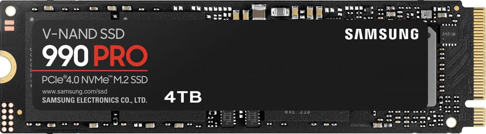 Накопитель SSD Samsung PCIe 4.0 x4 4TB MZ-V9P4T0BW 990 Pro M.2 2280